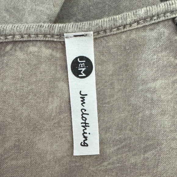 Chic Beige Tunic with Ruffle Detail - Picture 2 of 6